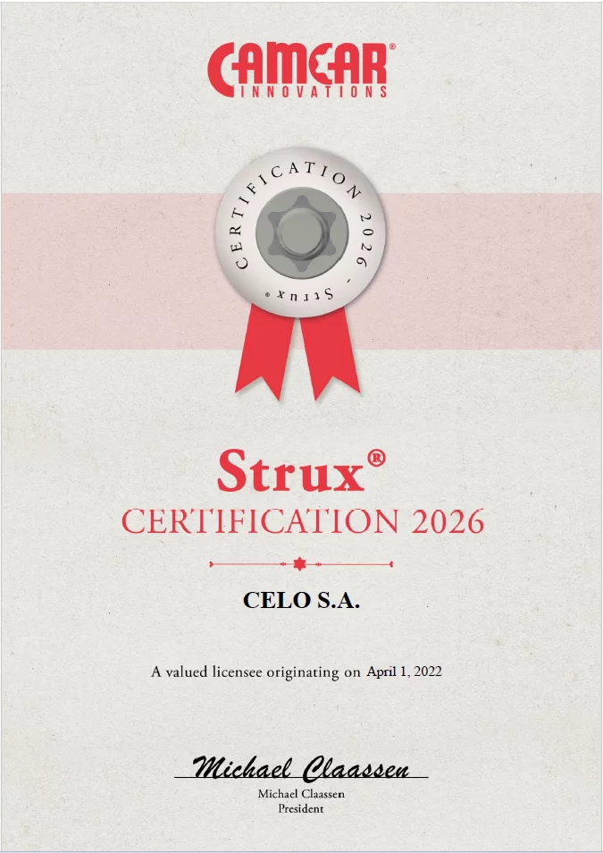 STRUX HM™ Zertifikat