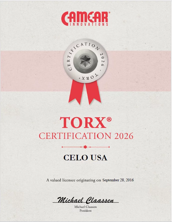 TORX® Zertifikat