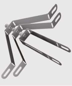 Juego de soportes EM metálicos para fijación de tuberías