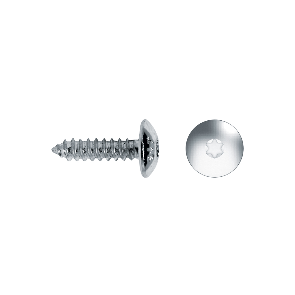 Tornillo cabeza botón BTN con impronta ST zincado