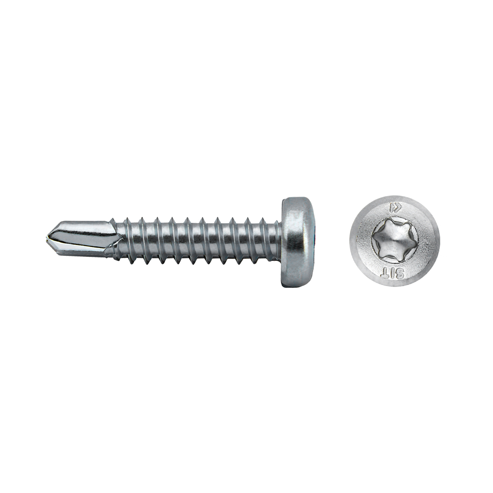 Tornillo punta broca SIT A85S con cabeza alomada y sistema TORX