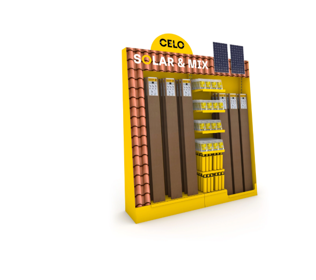  Presencia en punto de venta - Expositor para Kit Solar