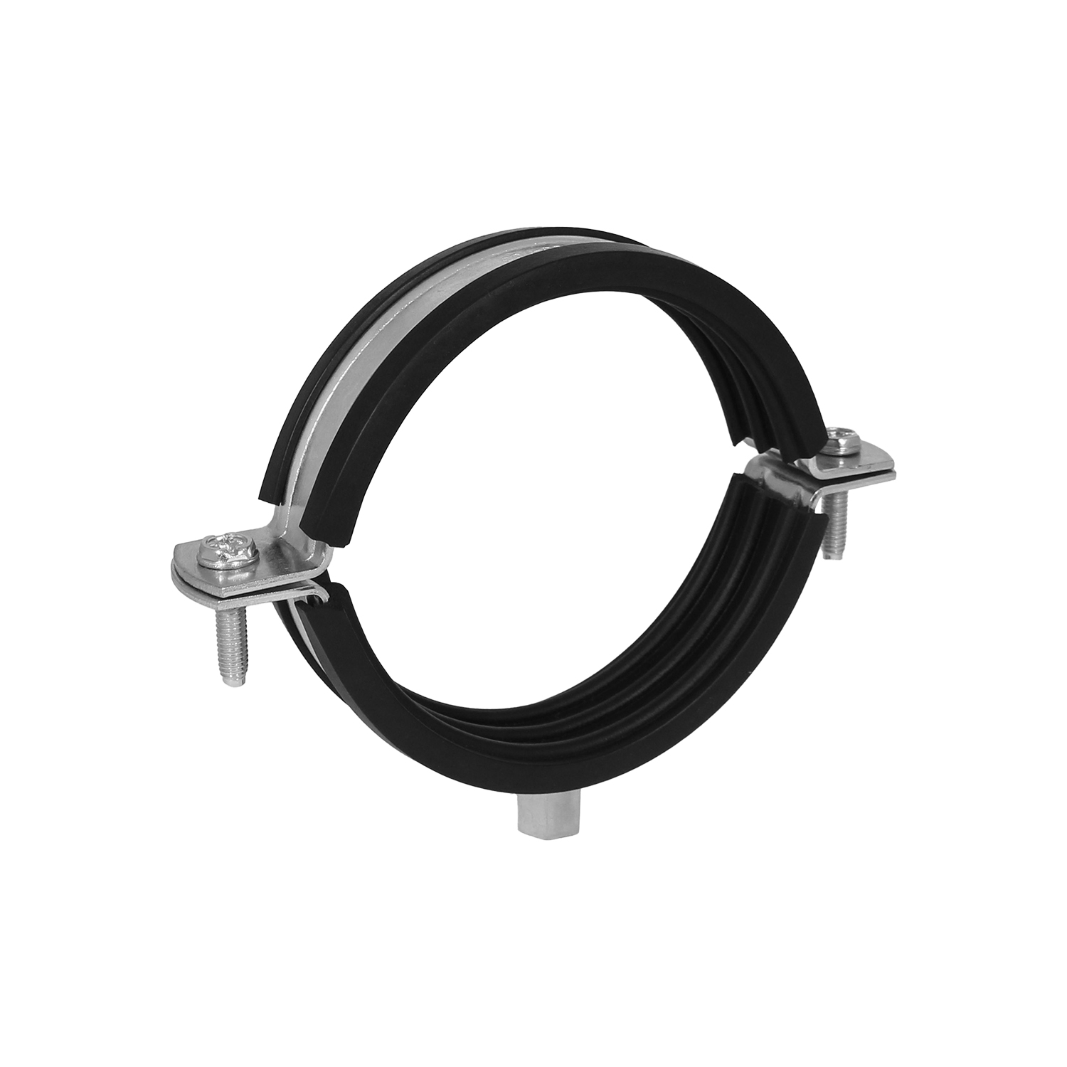 Abrazadera isofónica M8/M10 RI – Fijación resistente y aislante para instalaciones profesionales